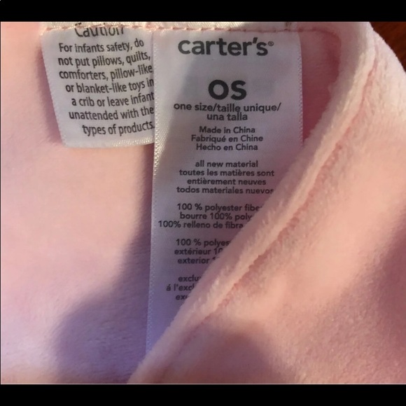 Carter's Bunny RabbitLovey Security Blanket Rattle - Picture 5 of 5